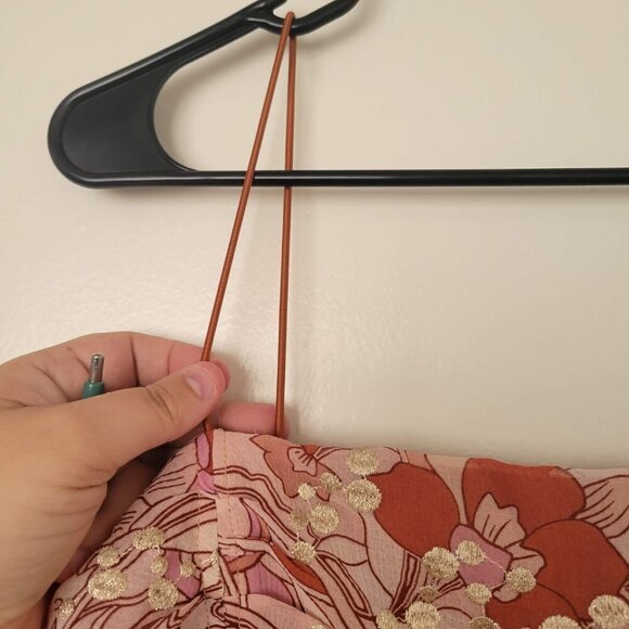 NEW BTFL-Life Women's Large Terra Cotta Ruched Mini Dress Large - Picture 13 of 15